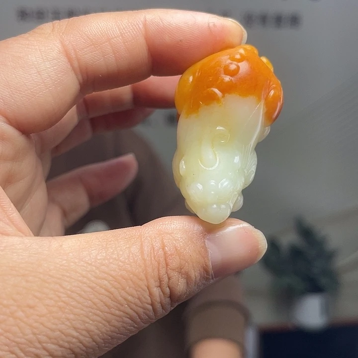 夏***6和田玉未镶嵌挂件