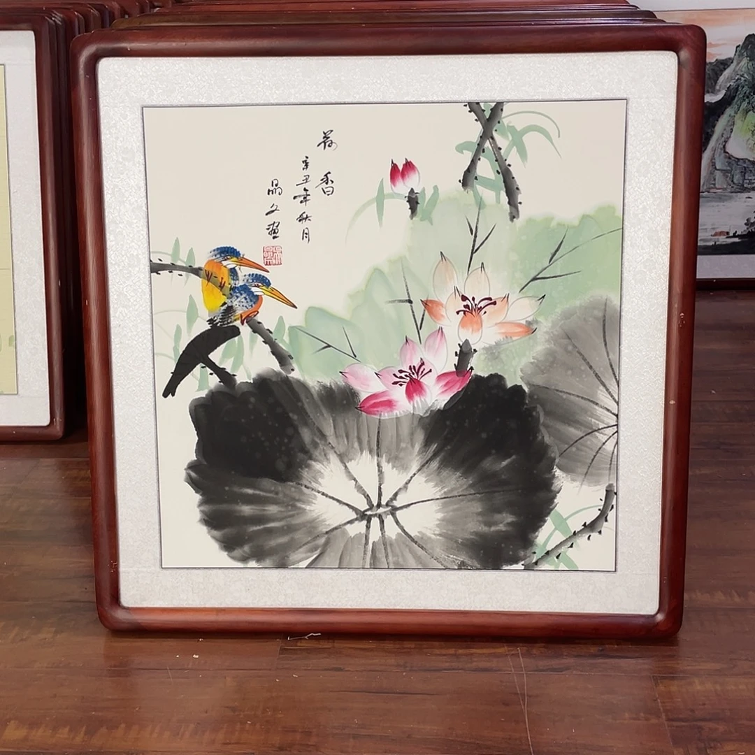 国画带框尺寸63*63厘米