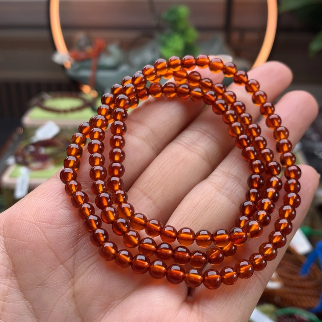 石榴石手串未镶嵌手串5