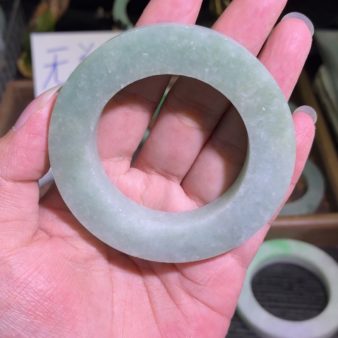 定制翡翠未镶嵌缅甸翡翠A货手镯毛胚定制