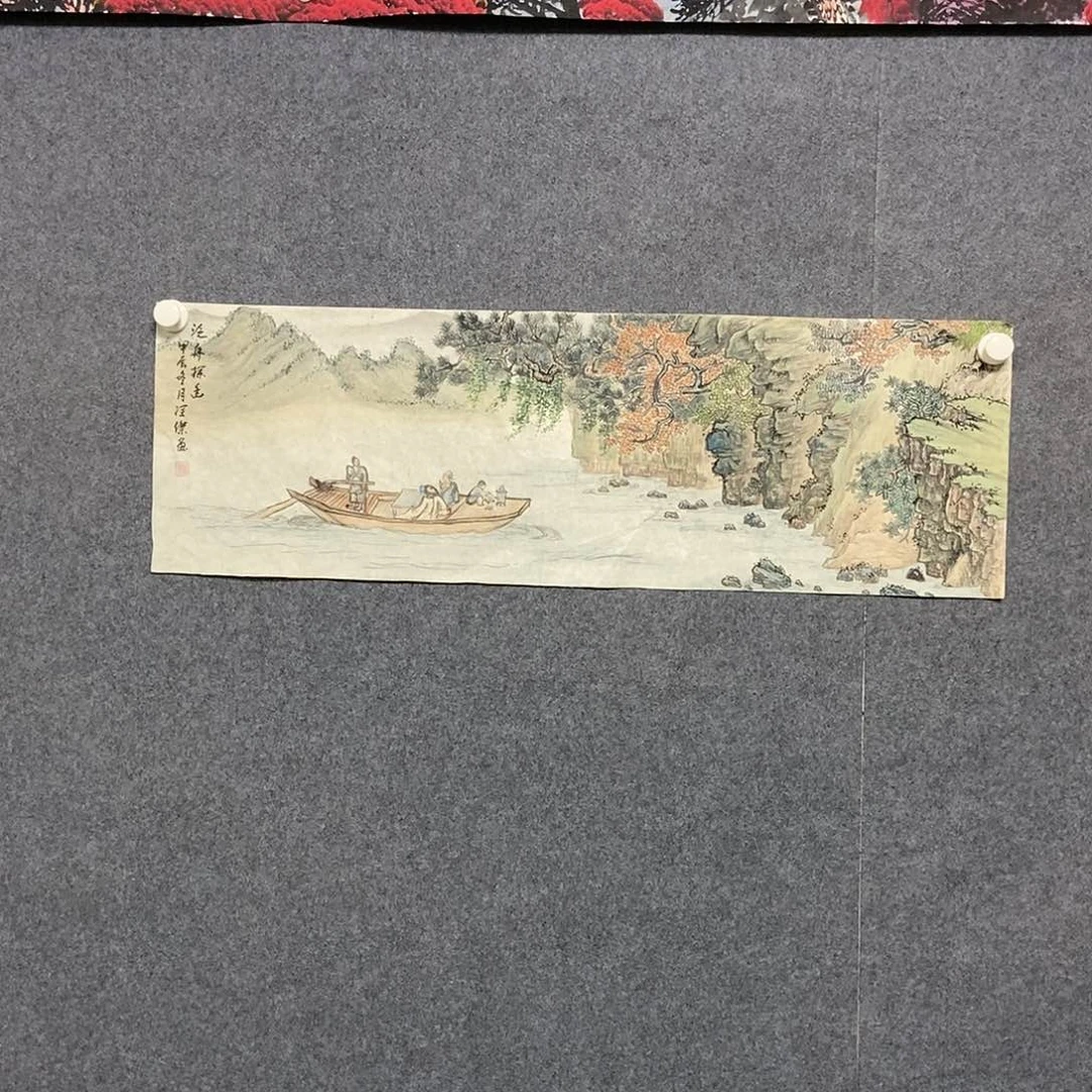 国画90✖️30仿古一副