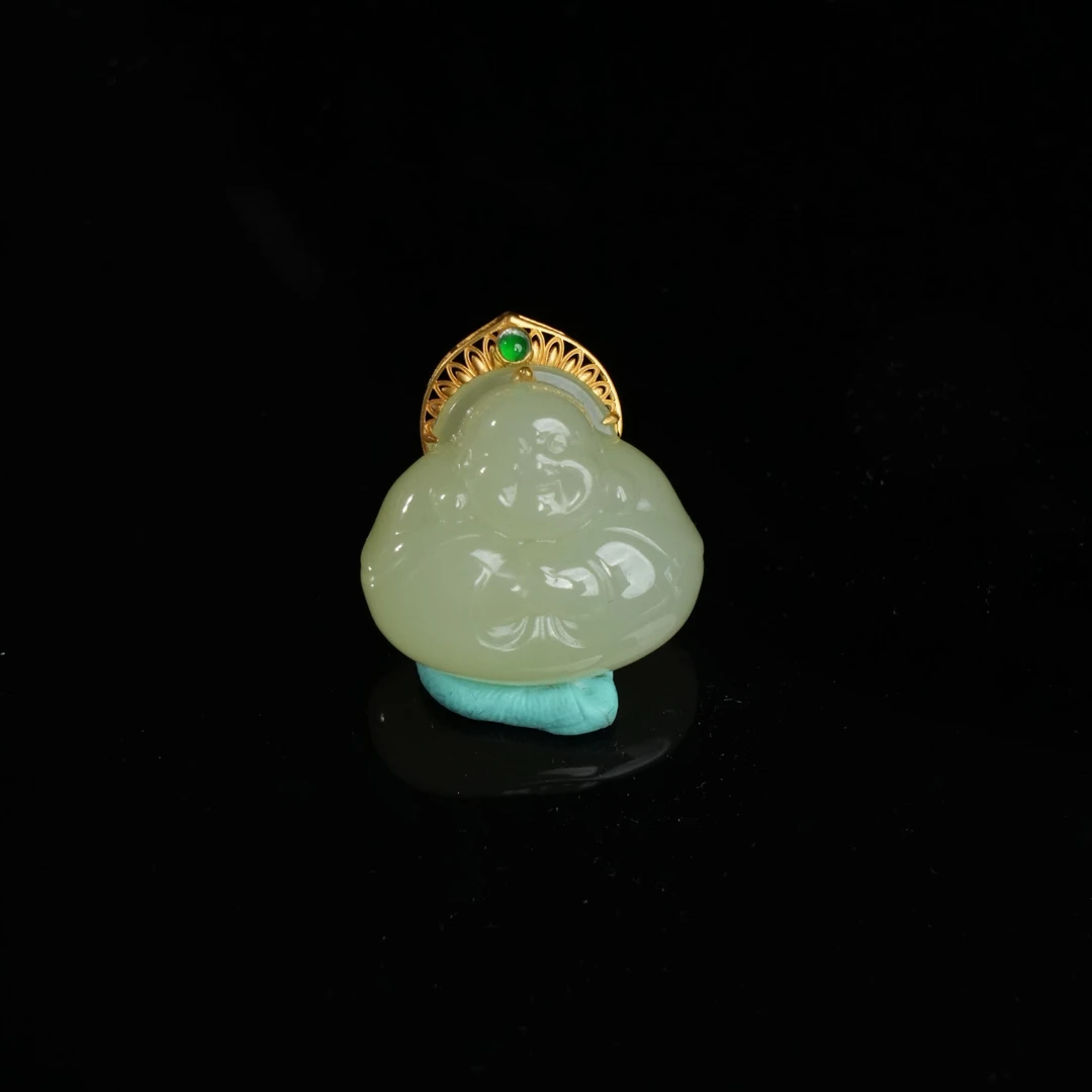 lot35 金镶佛光普照弥勒/qg51130-179122 保利山东