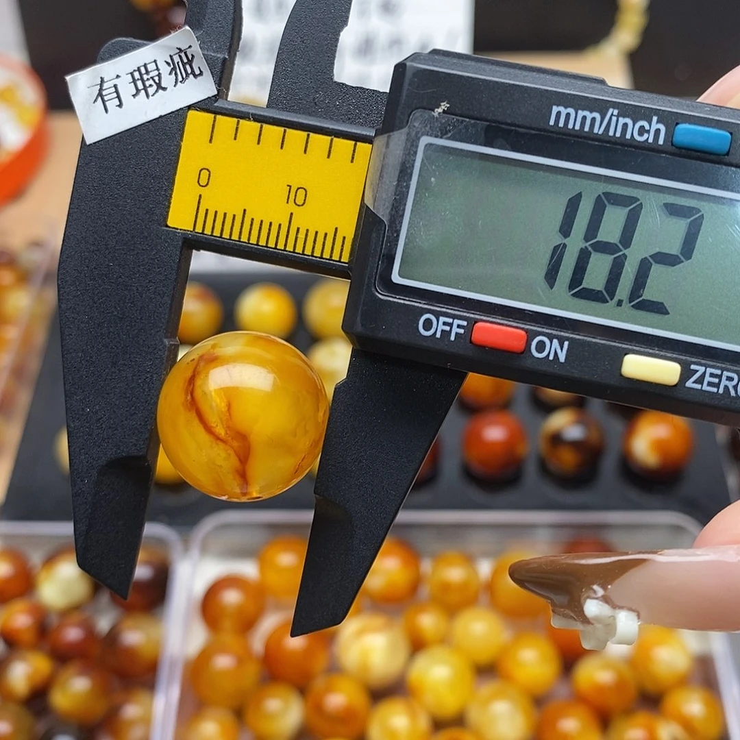 虫珀未镶嵌裸石蜜蜡848