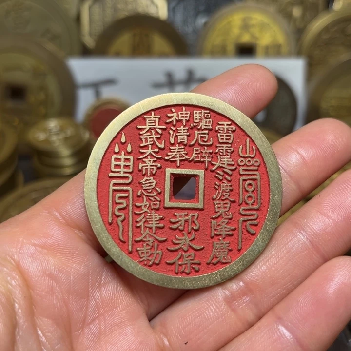 铜现代工艺红色真武
