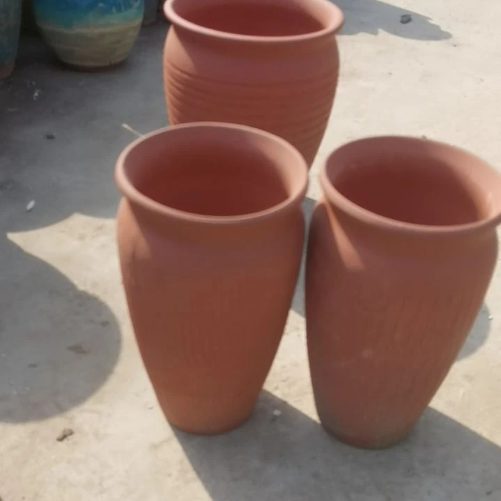 红陶口14高26瑕疵两个