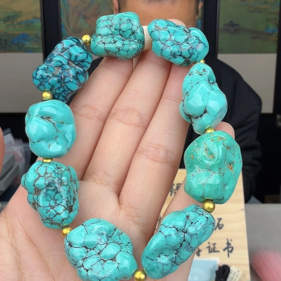 绿松石未镶嵌珠宝奇石