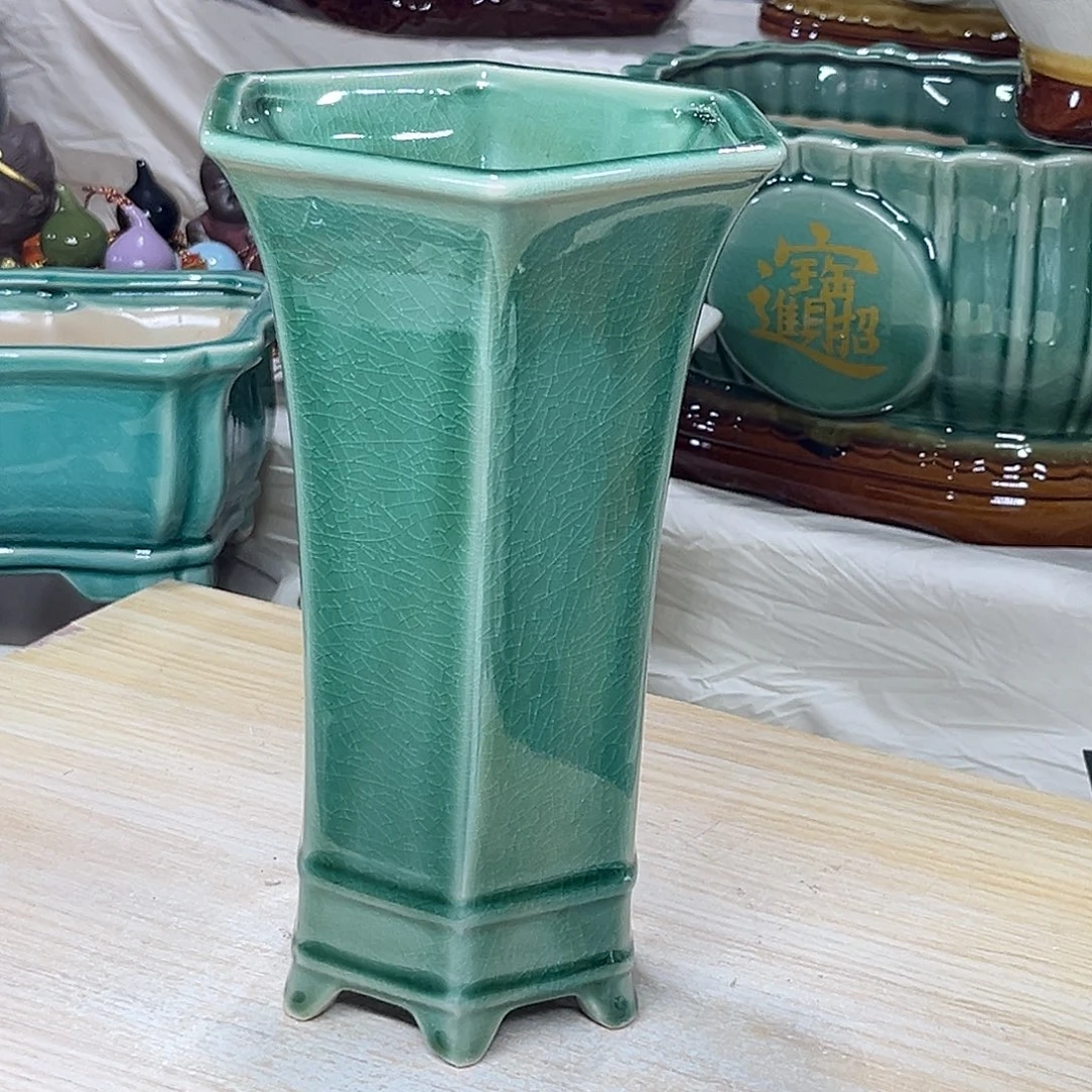 陶瓷绿植多肉微瑕花盆口径13*21