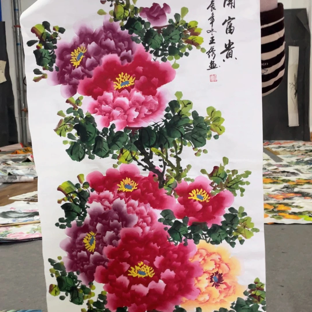 国画国画作品画心一张