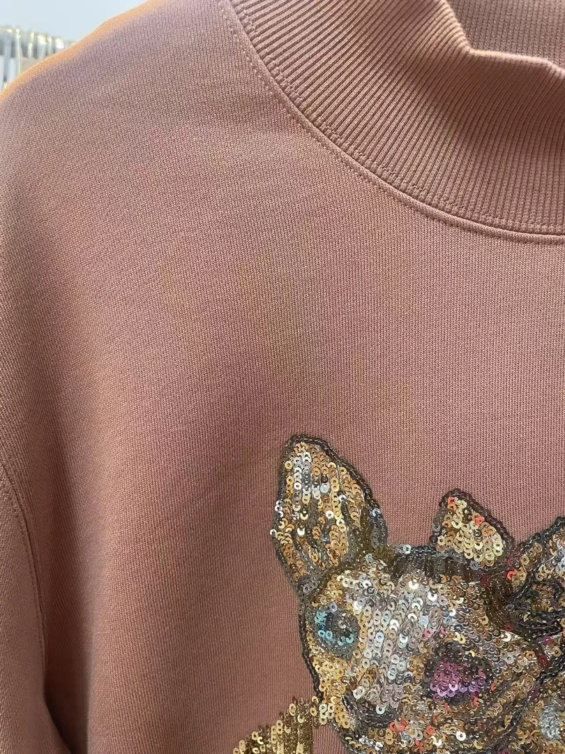 [富贵]时尚女款休闲棕色卫衣U0011