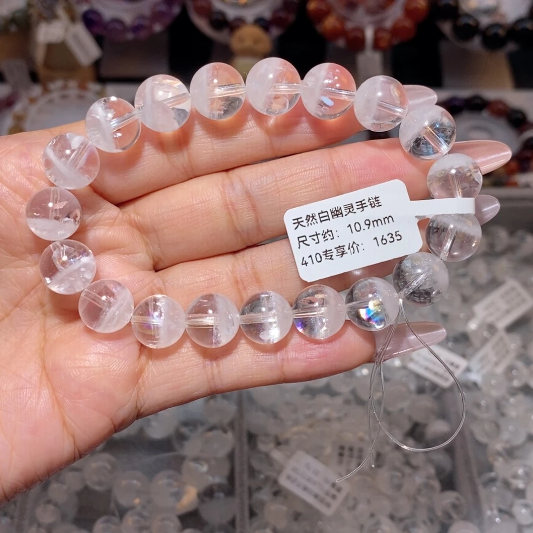 水晶手链未镶嵌白幽灵