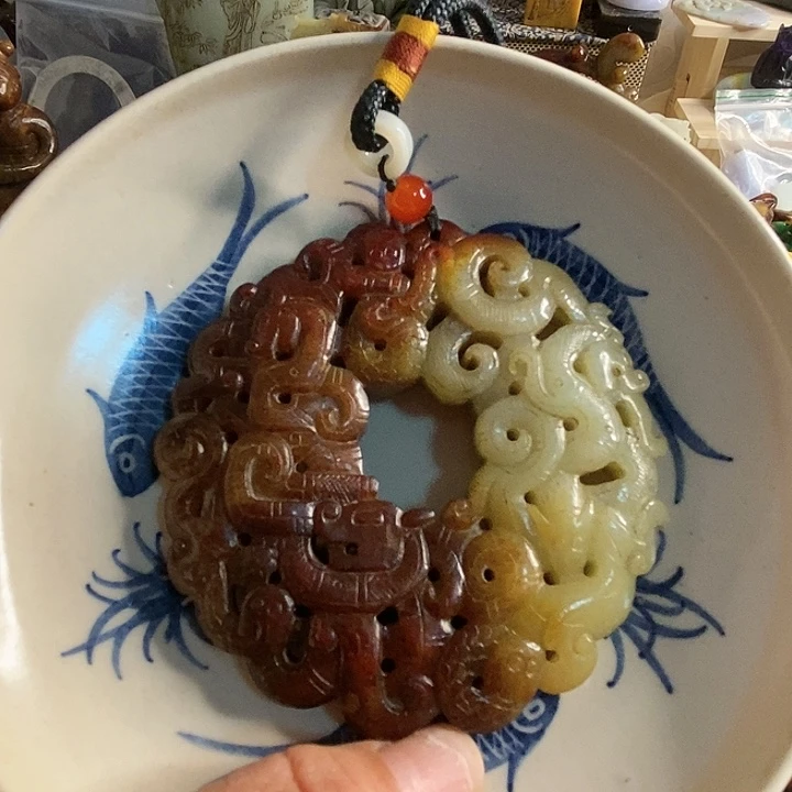 摆件赏**茗新号开播瓷器一个