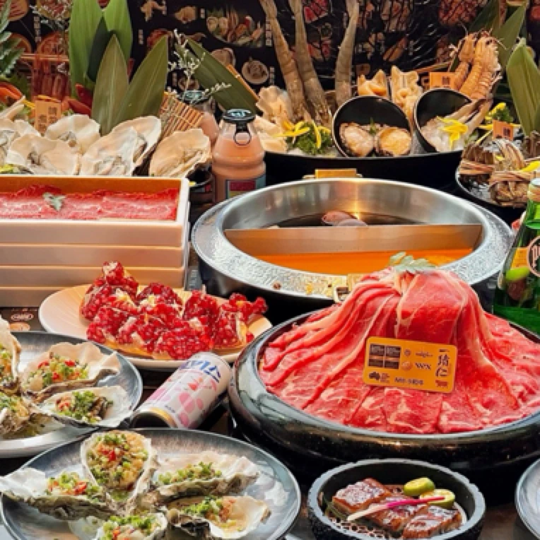 超满足套餐：牛肉1斤+活蟹1斤+活虾1斤