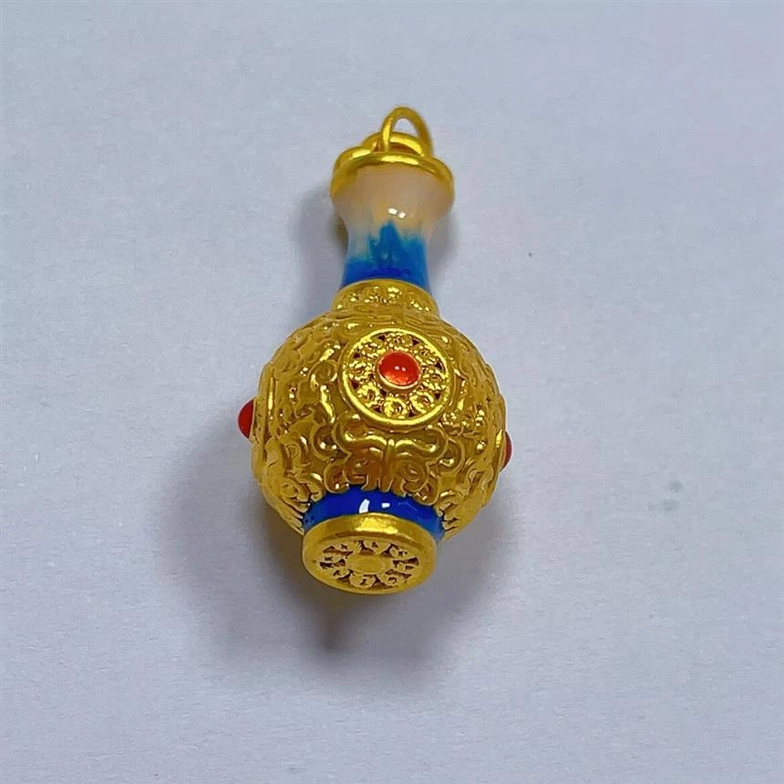 【晓韵专属】足金999 5D青花瓷宝瓶 HJD1280