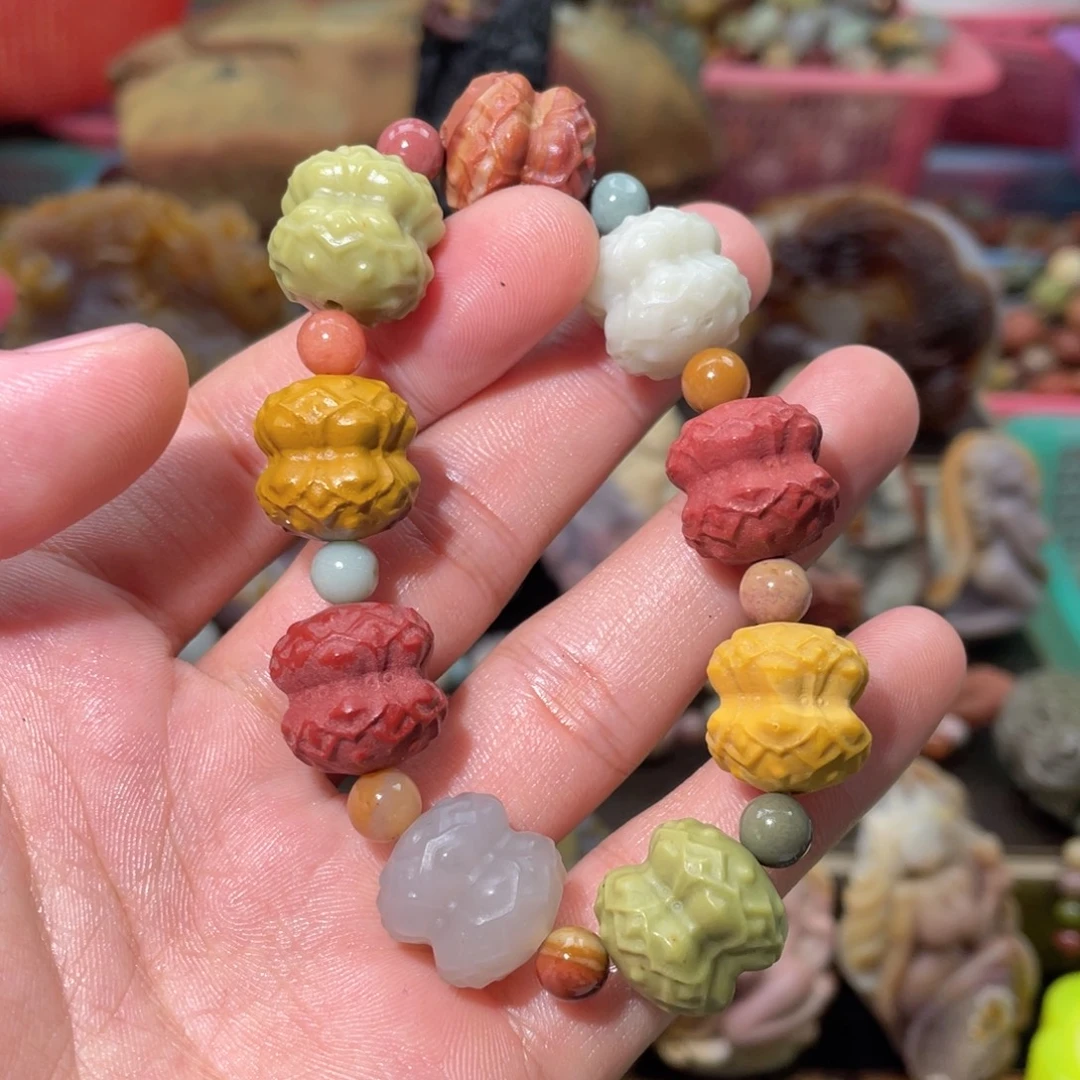 石英质玉未镶嵌手串