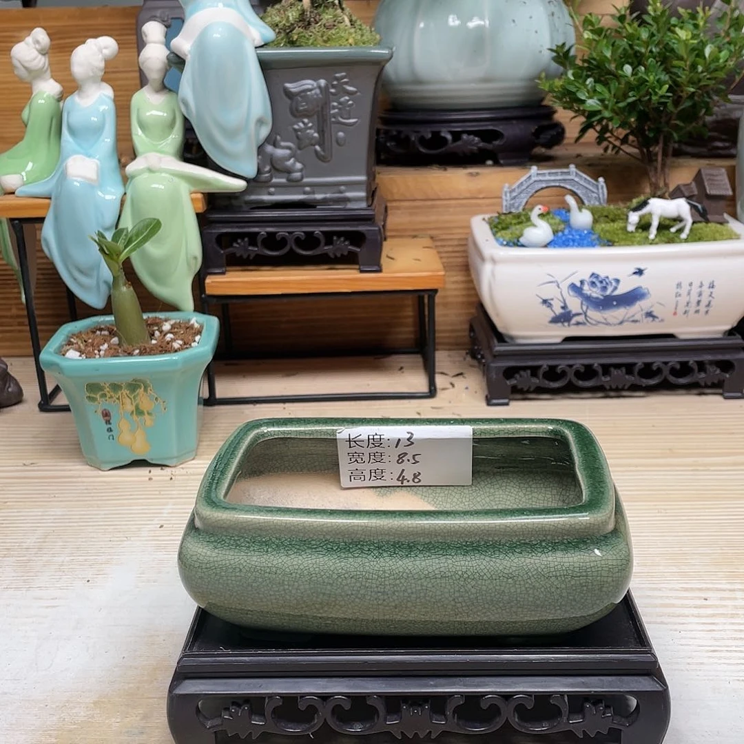 紫砂花盆陶瓷艺术花盆陶瓷