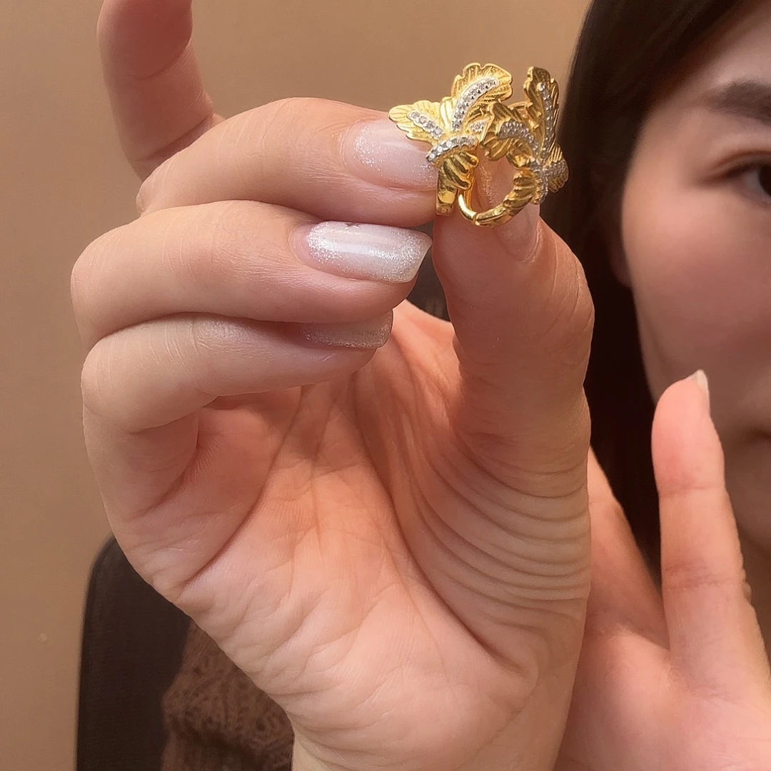 银S925镶嵌翡翠耳饰耳包