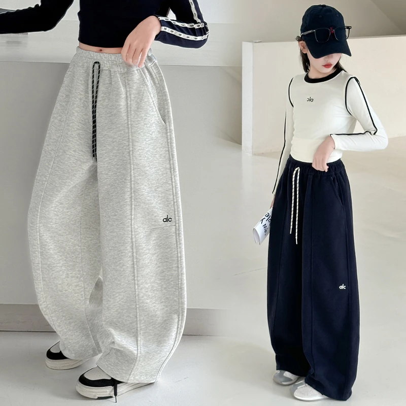 童装女童卫裤洋气2025春季新款儿童运动裤中大童春秋百搭香蕉裤子