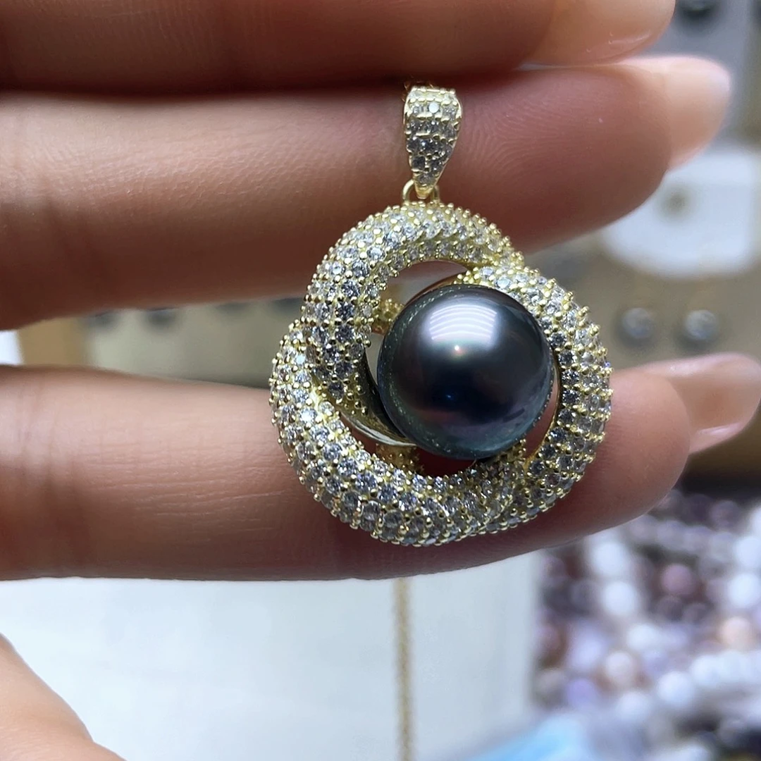 海水珍珠颈饰银S925镶嵌