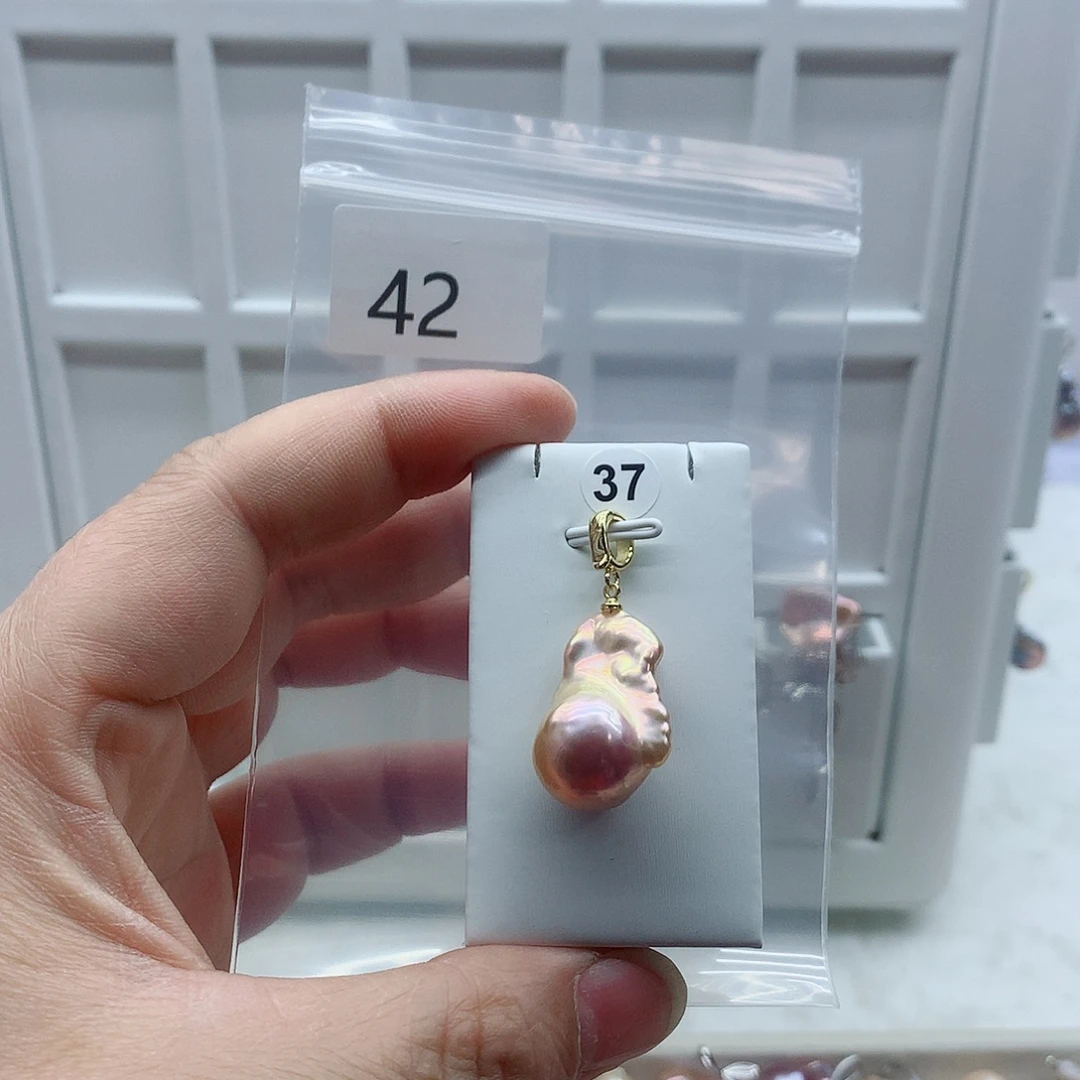 淡水珍珠合金吊坠(不含链)