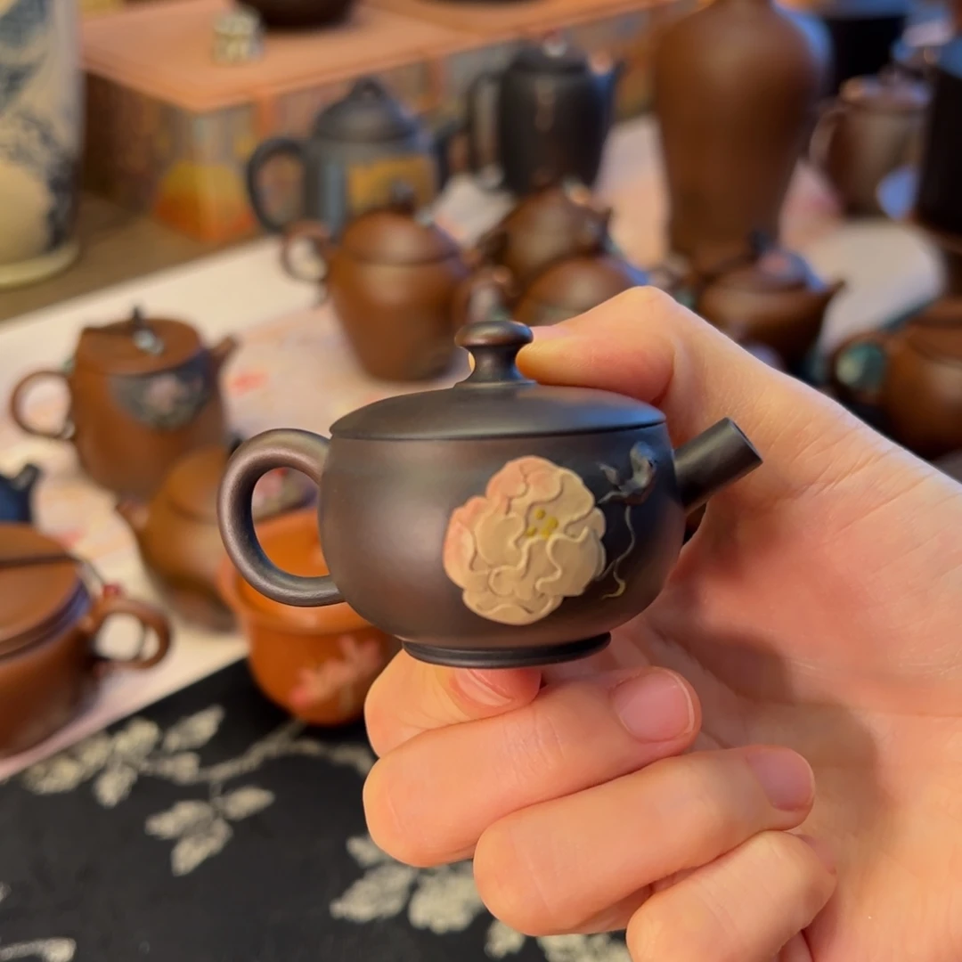 简***乐建水紫陶纯手工壶20cc网孔
