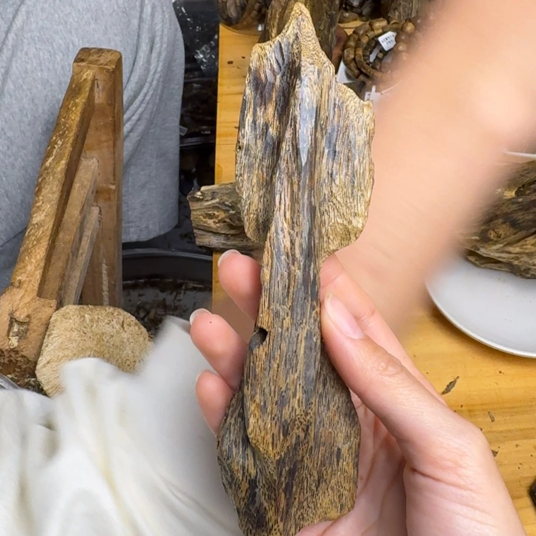 沉香沉香碎屑白棋品种块料40克