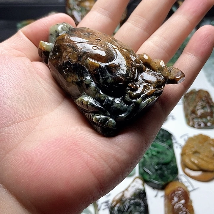 颈饰未镶嵌翡翠翡翠a货