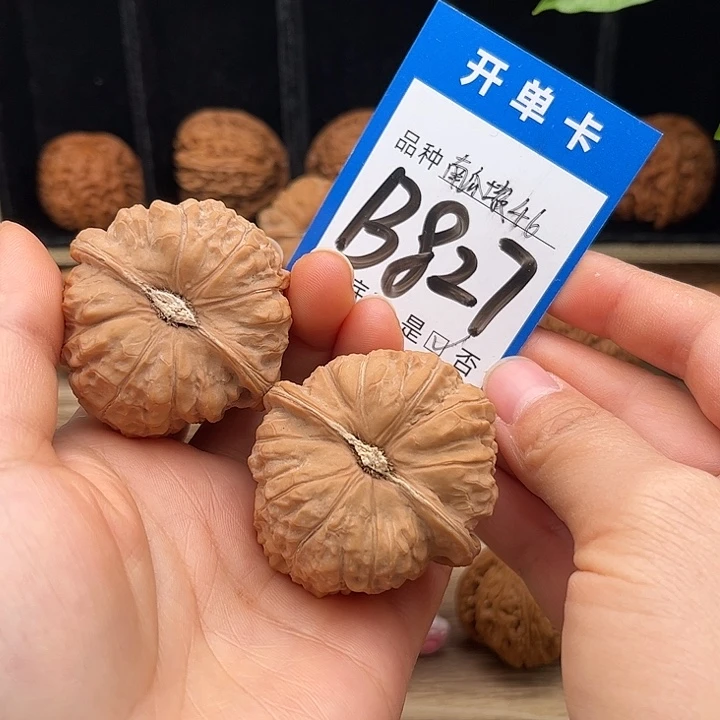 文玩核桃吊坠全品正肩圆底南瓜墩46