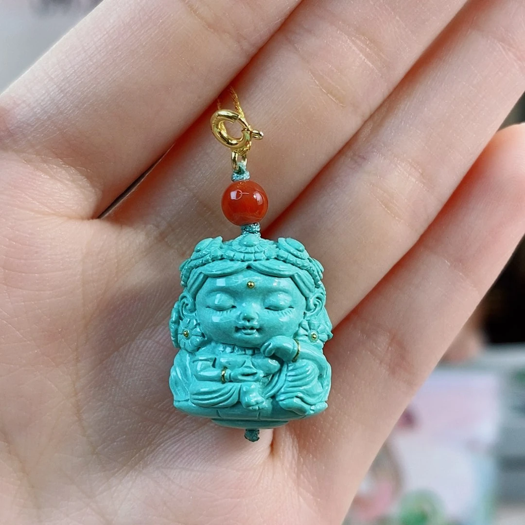 未镶嵌绿松石珠宝奇石