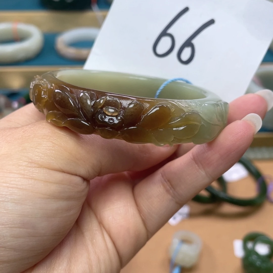 未镶嵌手镯和田玉圈口55
