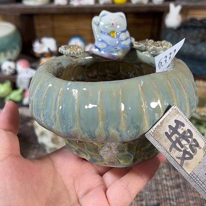 口8 手工花盆满30包邮