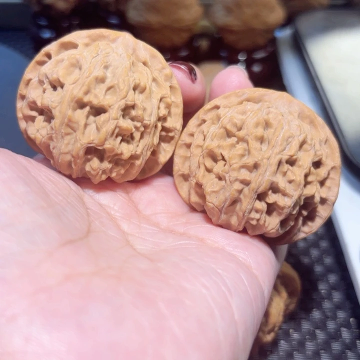 核桃手串/手链44肉球苹果园狮子头一对文玩核桃