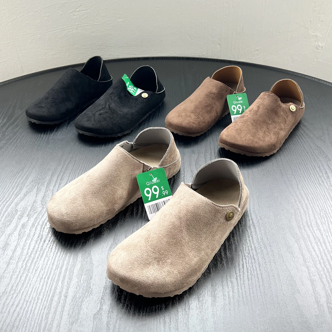 美单勃肯鞋 男士懒人一脚蹬休闲鞋徒步鞋