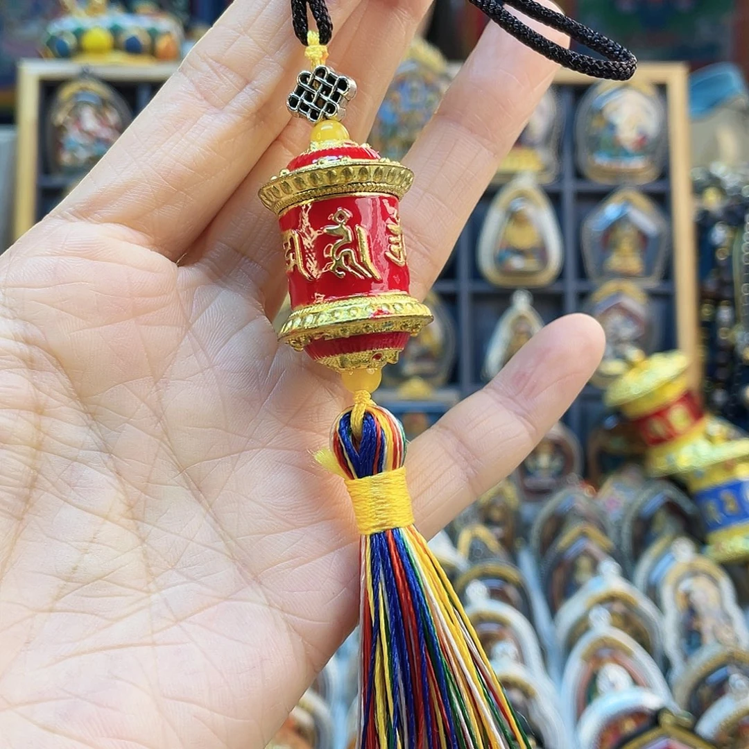 泥塑六字箴言 精美挂件