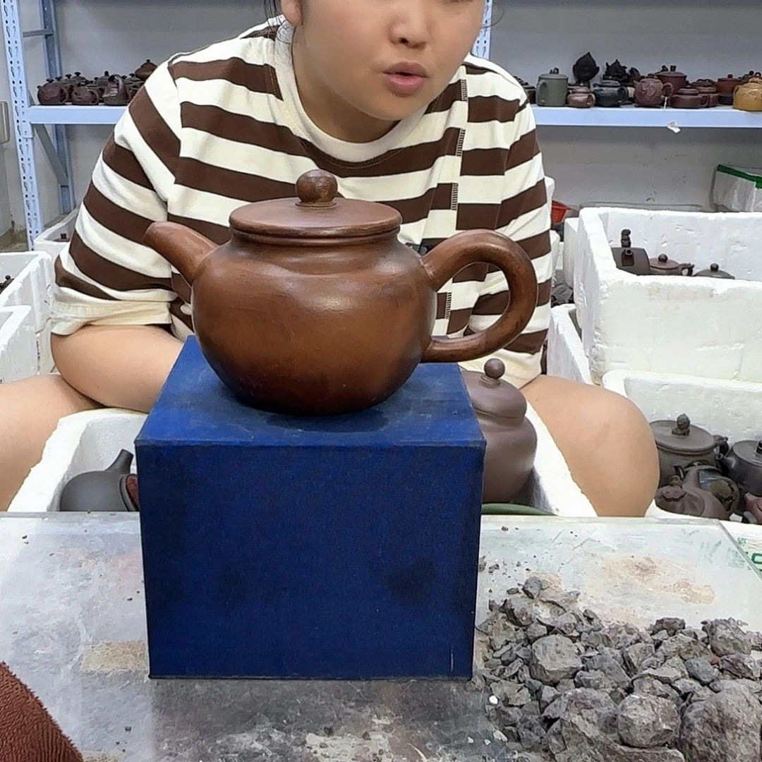 茶壶紫砂宜兴紫砂壶瑕疵处理