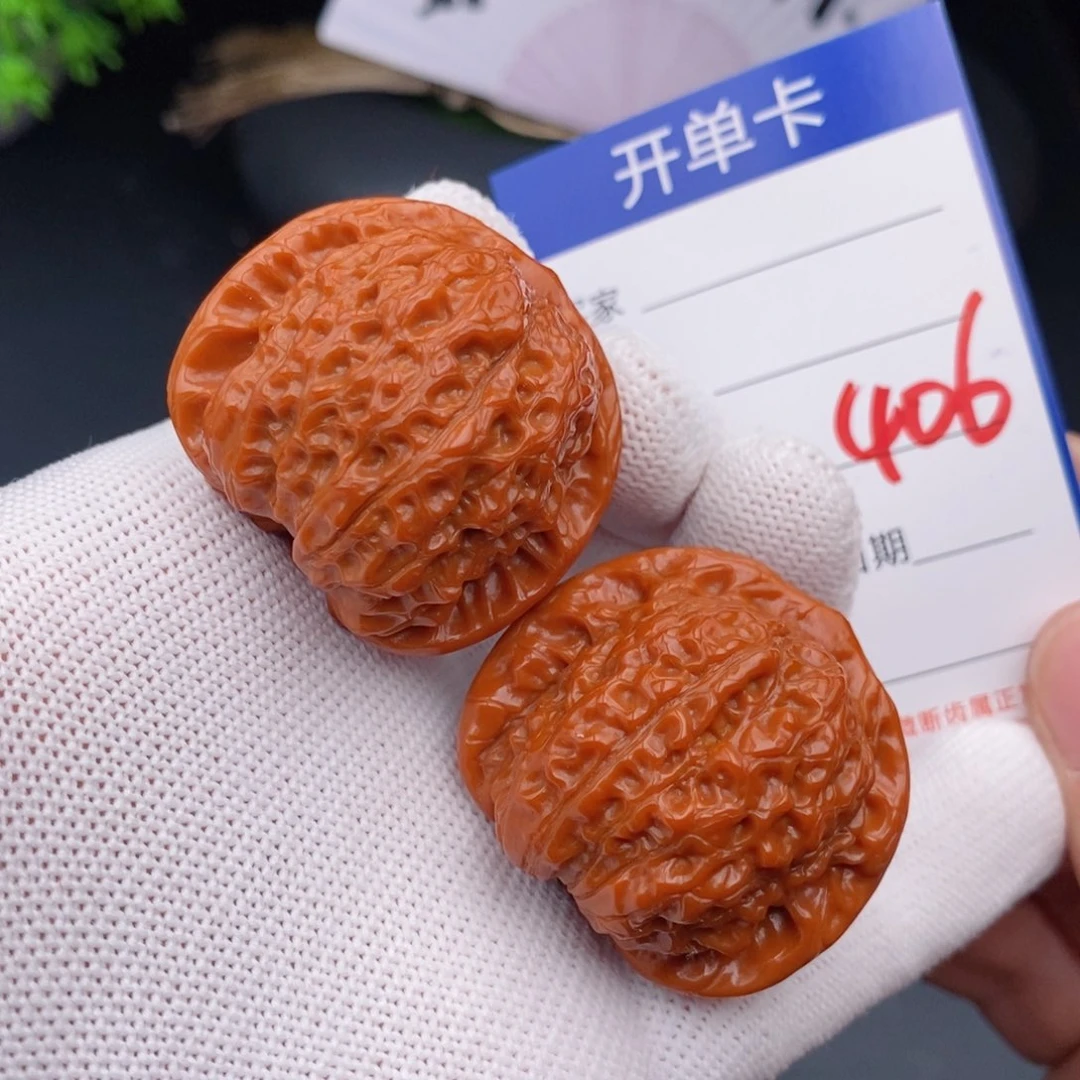 文玩核桃把件39血麒麟406