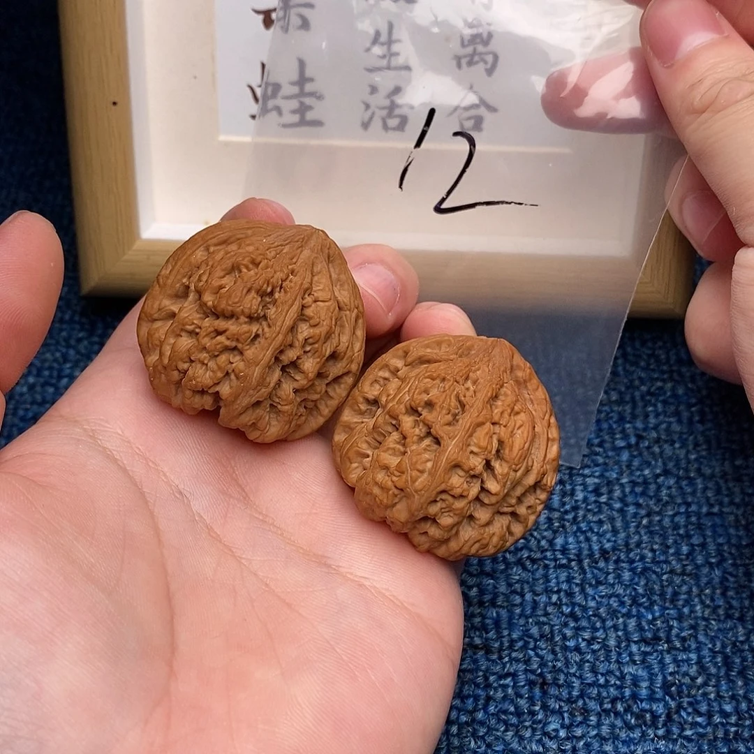文玩核桃把件粗筋40尺全品，原桩
