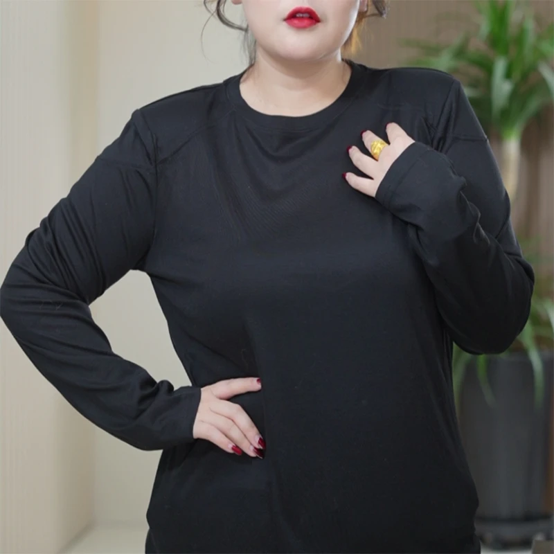 定制不支持7天无理由退货--8067恤长袖垫肩