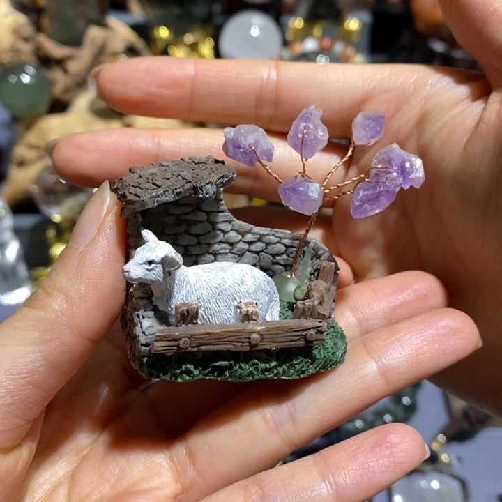 千***雨水晶摆件未镶嵌摆件