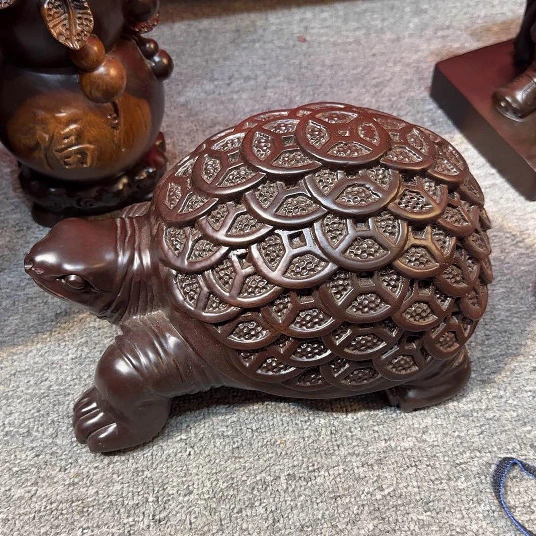 猩***猩木黑檀木金钱龟28公分