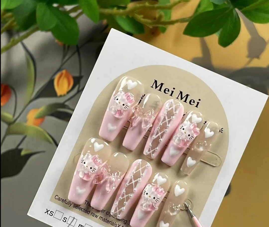 【芷间遇见】纯手工穿戴甲拆拆乐 微瑕