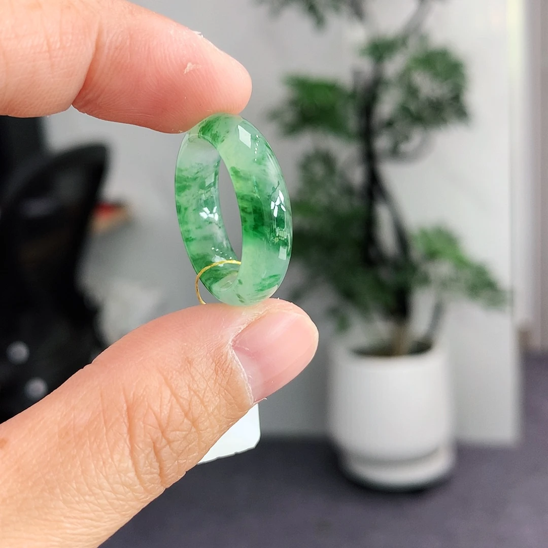 翡翠未镶嵌戒指14号