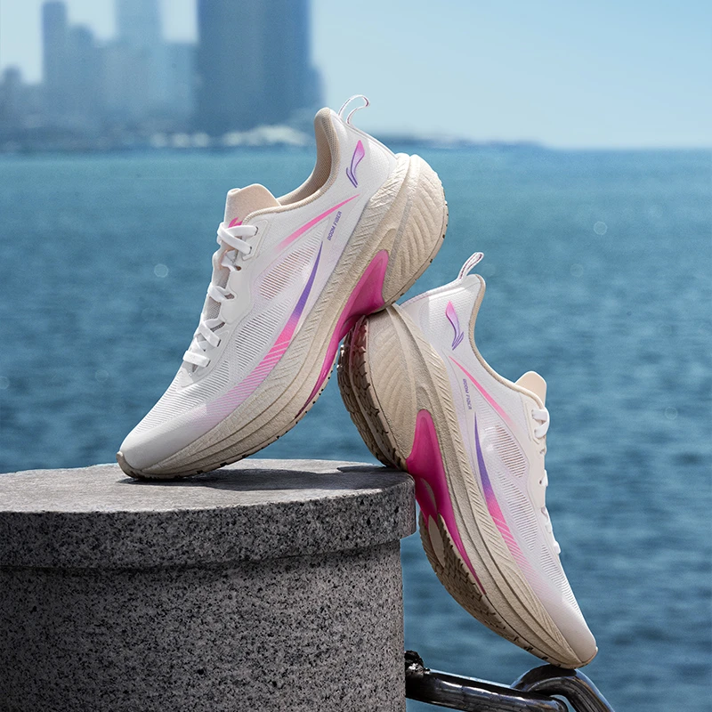 李宁吾适5S4.0女子透气舒适跑步鞋新款高回弹跑鞋减震鞋子ARSU008