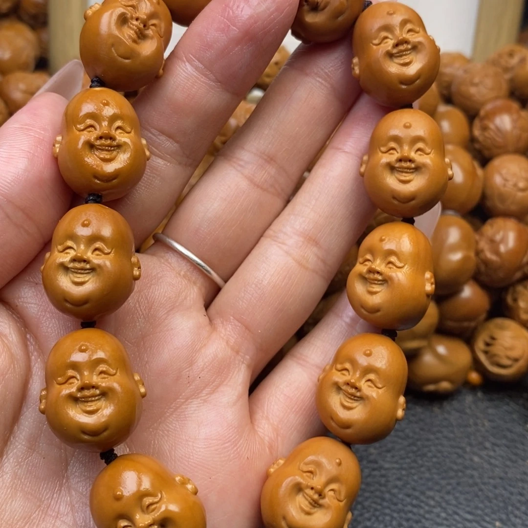 橄榄核手串十二颗开心