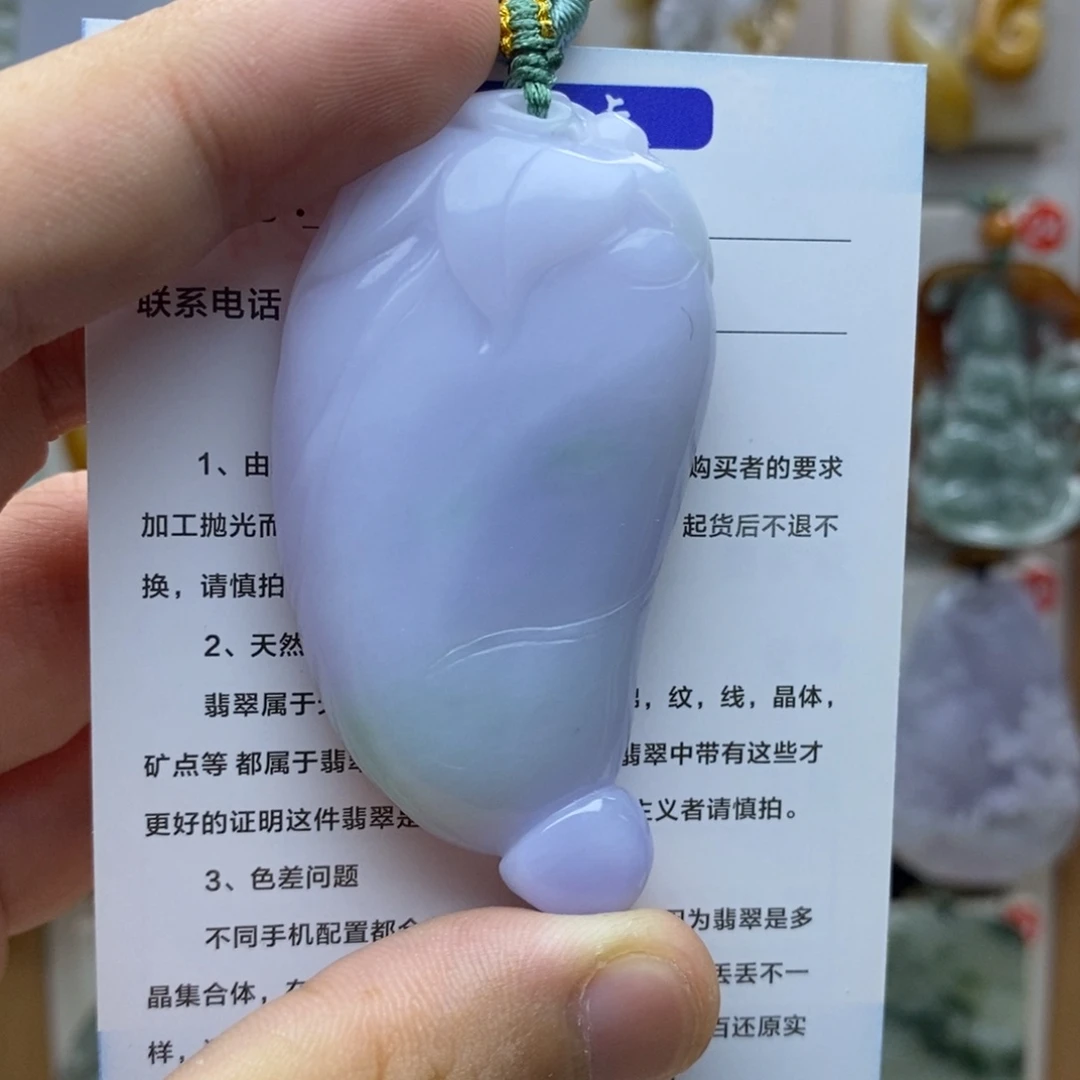 翡翠未镶嵌颈饰福瓜