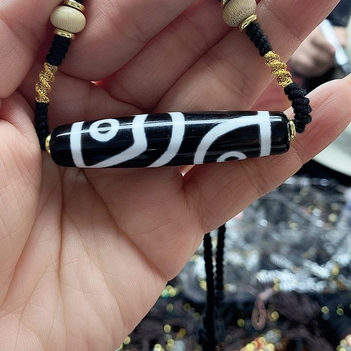 玛瑙/玉髓颈饰合金孟*