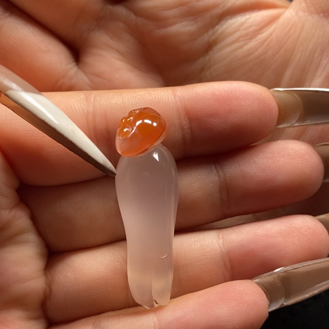 南红玛瑙未镶嵌吊坠(不含链)