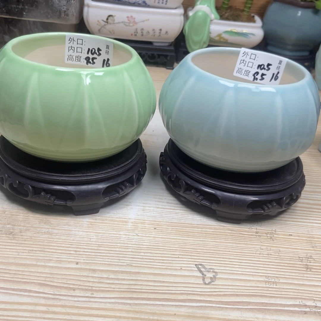 瓷片陶瓷花盆陶瓷艺术