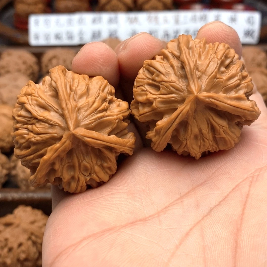 吊坠文玩核桃42尺 全品牡丹花王奔 10