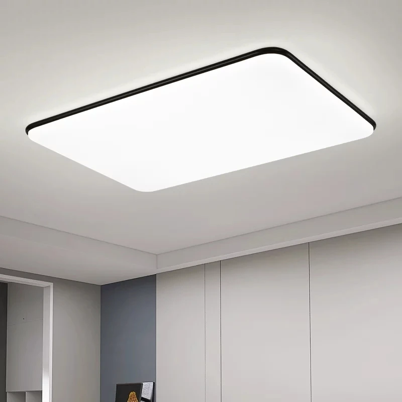 雷士照明黑苹果客厅吸顶灯全光谱现代简约智能超薄卧室灯灯具