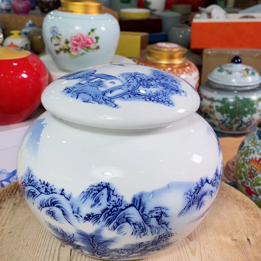 【闪购商品】罐陶瓷茶叶罐密封罐